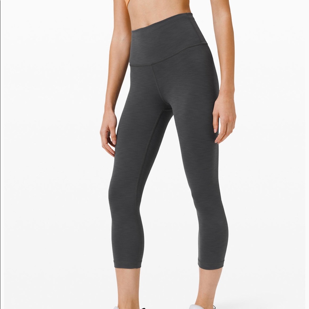 Floral cropped lulu leggings